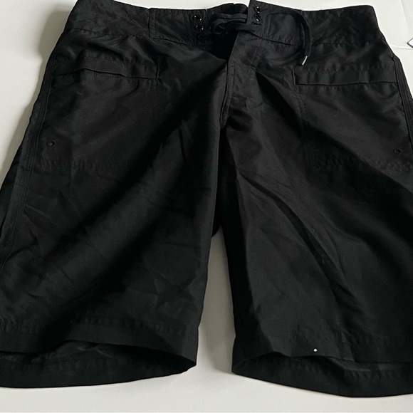 ISLAND ESCAPE Board Shorts, swimsuits New black size 6 - Picture 7 of 9